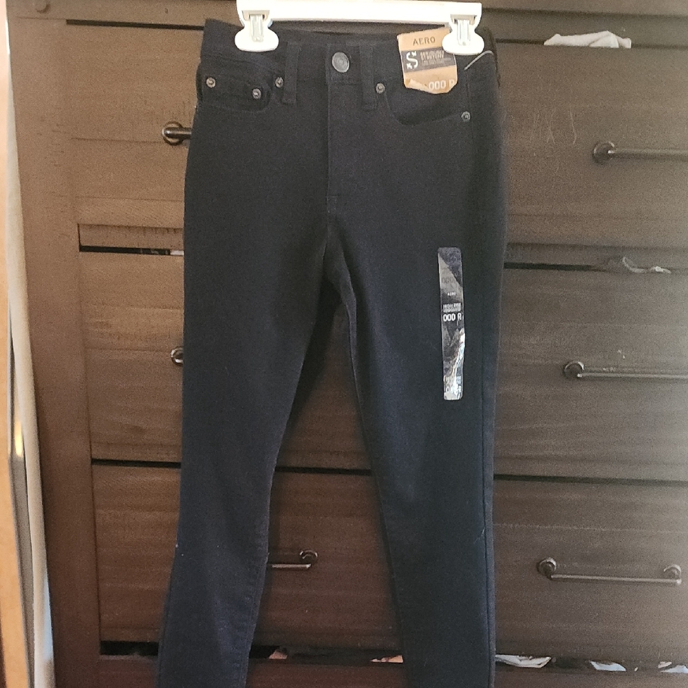 NWT Girl's Black Stretchy Jeans